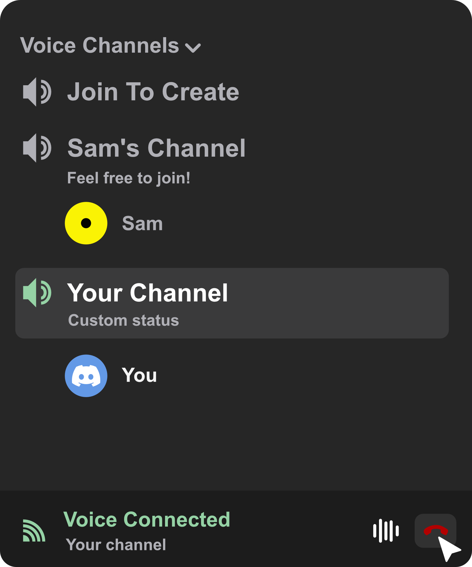 VoiceMaster creates their temp channel
